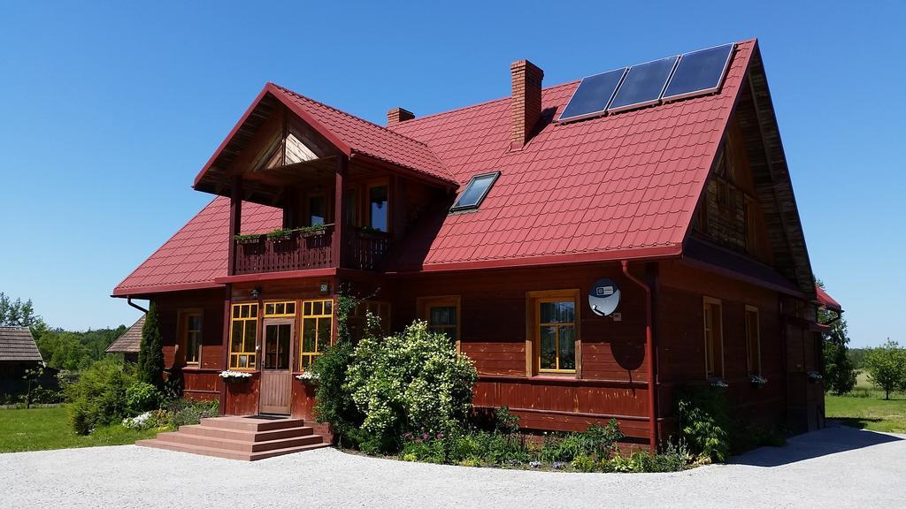 Gasthaus Wisniowy Sad Białowieża Exterior foto