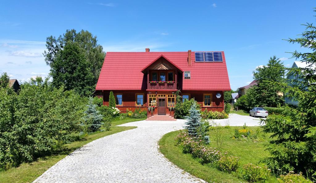 Gasthaus Wisniowy Sad Białowieża Exterior foto