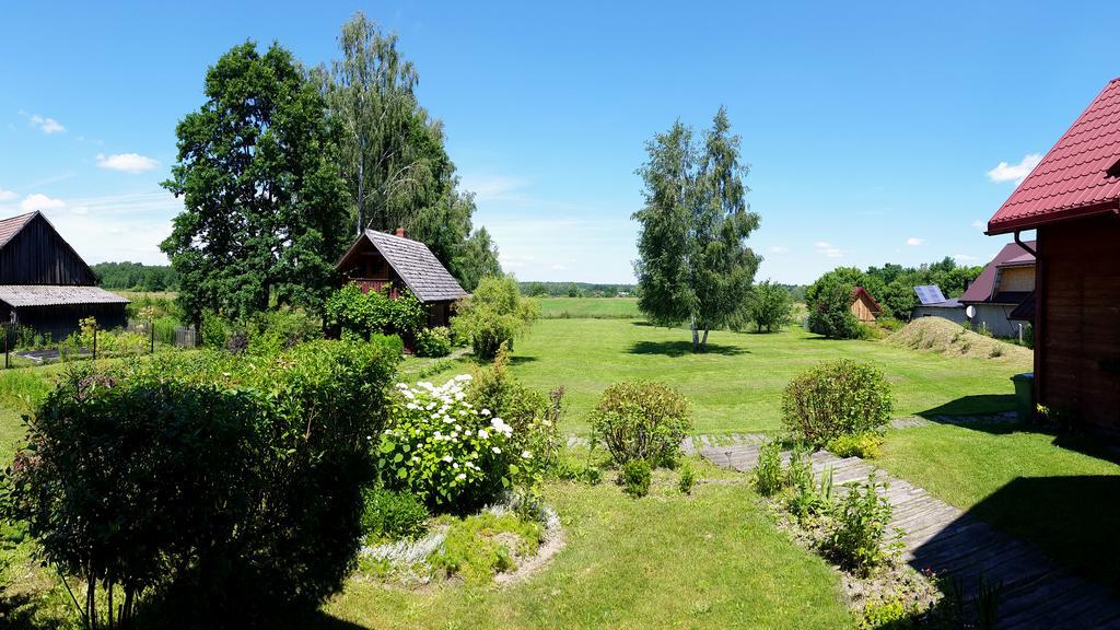 Gasthaus Wisniowy Sad Białowieża Exterior foto