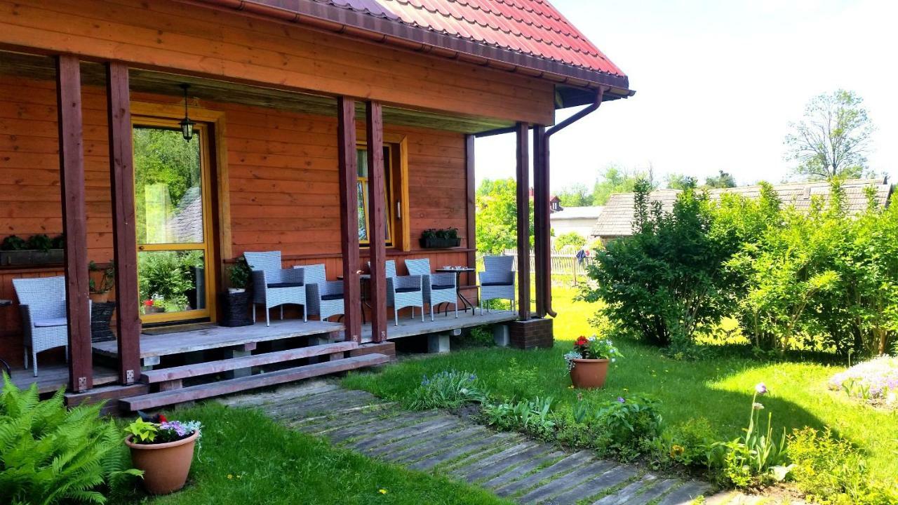 Gasthaus Wisniowy Sad Białowieża Exterior foto